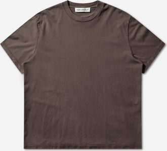 Our Legacy Men s Box T-Shirt Worn Brown