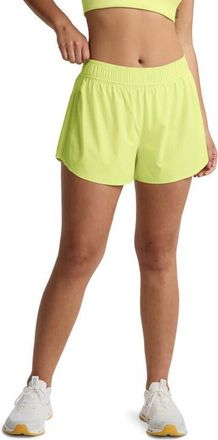 Beyond Yoga Solemate Run Shorts in Electric Lime at Nordstrom, Size X-Large