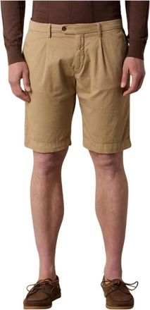 Brooks Brothers Klassieke katoenen shorts - Heren - Korte Broeken - Beige - W31 - Katoen - Korte Broeken