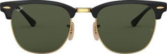 Ray-Ban Clubmaster 51mm Sunglasses in Black Gold at Nordstrom