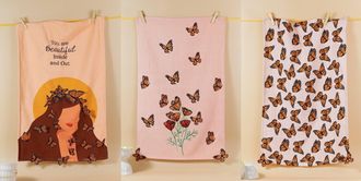 Tiramisu The Monarchs Garden Artisan Kitchen Tea Towel Set - Set of 3