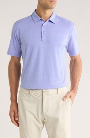 Travis Mathew Heathered Polo in Heather Violet Storm at Nordstrom Rack, Size Xx-Large