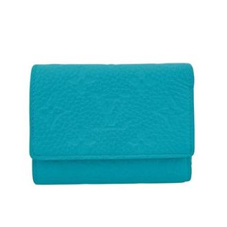 Louis Vuitton Pre-owned Wallets, female, Blue, Size: ONE SIZE Pre-owned Tri-fold Wallet