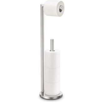 OEM Portarrollos De Papel Higi&eacute;nico Plateado, Portarrollos Independiente De Acero Inoxidable 304, Soporte Autoportante Para Almacenamiento Y Dispensador D
