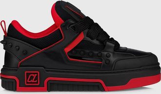 Christian Louboutin Mens Astroskate Mesh and Leather Fashion Sneakers