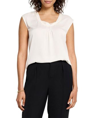 Nic+Zoe Nic+Zoe Petite Satin Chiffon Jacket Layer