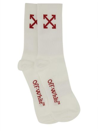 Off-white Medium Socks With Arrow Pattern