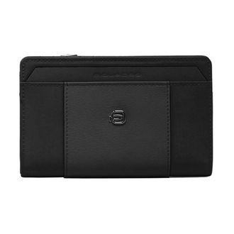 Piquadro Wallets & Cardholders, female, Black, Size: ONE SIZE Circle Wallet with External Coin Pocket