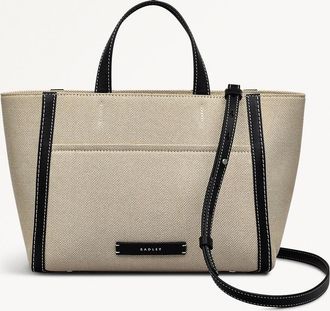 Radley London Natural Medium Ziptop Grab Bag Oak Street AW25 Radley London