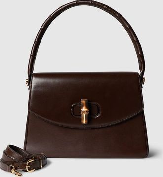 Gucci Bamboo Vendetta Medium Top Handle Bag, Brown, Leather