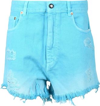 Semicouture Shorts - Dames - Denim shorts - Blauw - W26 - Katoen - Korte Broeken