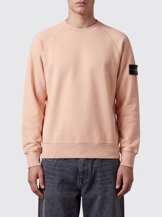 Stone Island Felpa girocollo in cotone con logo Compass