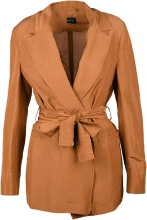 Pennyblack Aleggio Blazer - Dames - Jassen - Bruin - Maat: XS Linnen