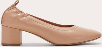 Everlane Womens The Day Heel In Blush Tan