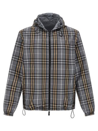 Burberry Multicolor Polyester Shell Mens Jacket