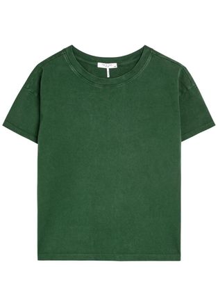 Rag & Bone Rag & Bone Kelly Cotton T-shirt - Dark Green - M (UK12 / M)