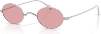 Oliver Peoples 43mm Round optical glasses in Silver at Nordstrom