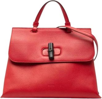 Gucci Pre-owned Handbags, female, Red, Size: ONE SIZE Pre-owned Vintage Shoulder Bag