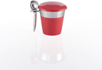 Lunares Pint Ice Cream Server Set in Crimson at Nordstrom
