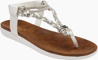 Lotus Womens Sol Womens Toe Post Sandals - Brown - Size: 8