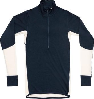 Devold Wool Mesh 190 Zip Neck Merinoshirt f&uuml;r Herren | blau