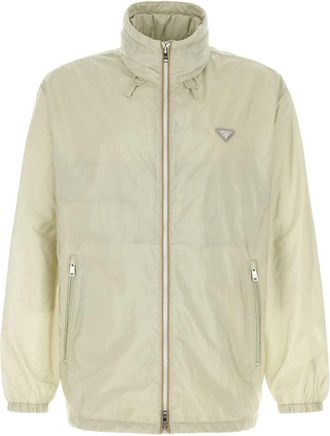 Prada Light Beige Windbreaker Jacket