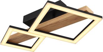 Globo Lighting Plafoniera - Dustin - nero - metallo - led - 67288D - Globo