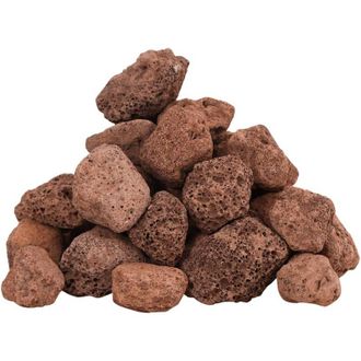 vidaXL Rocas Volc&aacute;nicas Rojas 25 Kg 3-5 Cm Vidaxl