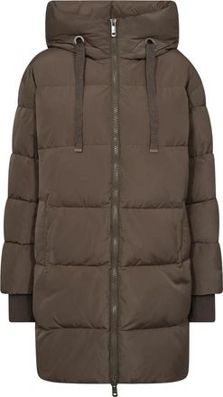 Mos Mosh Chocolade Chip Donsjas - Dames - Parka Jassen - Bruin - XL - Jassen