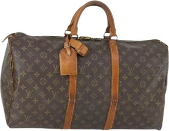 Louis Vuitton Pre-owned Weekend Bags, female, Brown, Size: ONE SIZE Pre-owned Weekend Bag