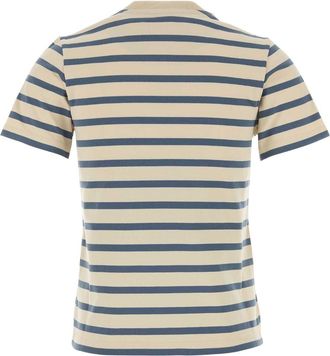 Tory Burch Womens Cotton T-Shirt Beige