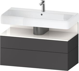 Duravit Qatego Mueble Bajo Lavabo, 1 Extra&iacute;ble Y 1 Caj&oacute;n, - Duravit