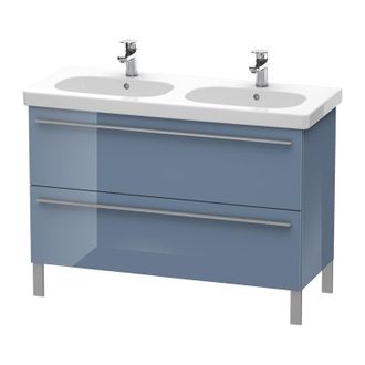 Duravit Duravit X-large Mueble De Pared 6518, 2 Extra&iacute;bles, 1150mm Para C&oacute;digo D 034812, Color (frente/cuerpo): Laca De Alto Brillo Stone Blue - Xl651804747