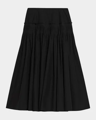 Theory High-Rise Yoke Skirt