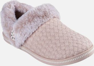 Skechers Womens Skechers Cozy Campfire Frosty Promise Synthetic Womens Blush Slippers - Pink - Size: 4