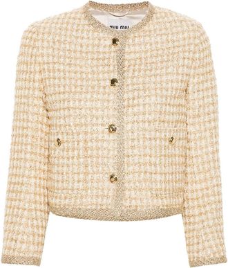 トップス miumiu/layered knit cardigan Miu Miu Layered Oversized Cashmere Cardigan Sweater