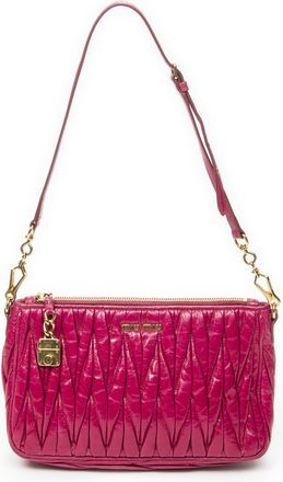 Miu Miu Charm Zip Pochette schoudertas