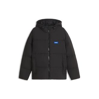 HUGO BOSS Relaxed-fit water-repellent jacket with logo badge