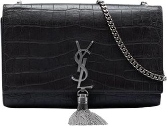 Saint Laurent Pre-owned Cross Body Bags, female, Black, Size: ONE SIZE Pre-owned The Kate Crossbody Bag