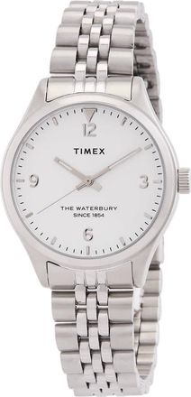 Timex Waterbury Traditional Quartz White Dial Ladies Watch TW2R69400