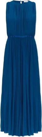 Max Mara Laghi Jurk - Dames - Maxi kleedjes - Blauw - 2XS - Kleedjes