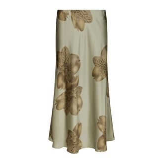 Neo Noir Rokken, Dames, Groen, M, Katoen, Felicia S Voile Rok