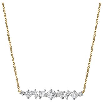 LuvMyJewelry Oryssa 14K Gold Lab Grown Diamond Necklace - 1 Ct in 14K Yellow Gold at Nordstrom