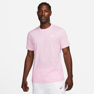 Nike Mens Nike Sportswear Club T-Shirt in Pink | AR4997-665
