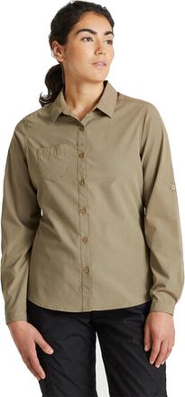 Craghoppers Dames/dames Expert Kiwi Shirt met lange mouwen (Kiezelsteentjes)
