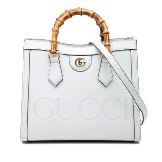 Gucci Pre-owned Diana - Dames - Pre-owned - Wit - Maat: ONE Size Leer