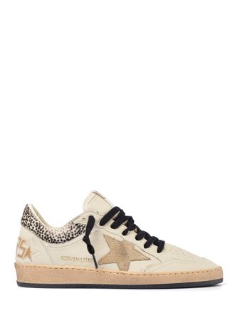 Golden Goose Nappa Leather Sneakers with Suede Star Detail