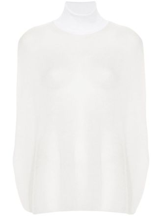 Fabiana Filippi Top a collo alto - Bianco