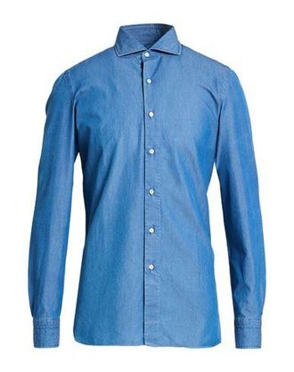 LUIGI BORRELLI NAPOLI TOPWEAR - Denim shirts on YOOX.COM