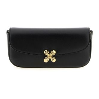 Alexander McQueen Alexander McQueen, Cross Body Bags, female, Black, Size: ONE SIZE Small Skull Flower Bag